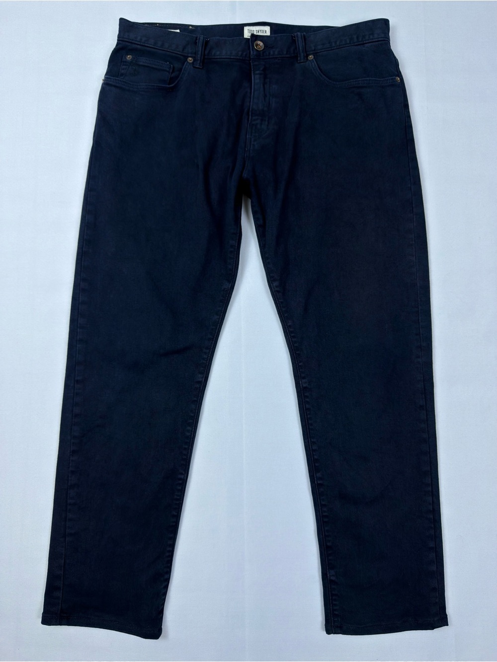 Todd Snyder Men's Navy Slim-Straight Jeans 34x30